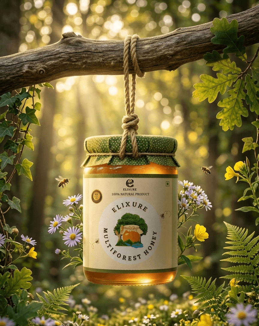 ELIXURE honey in the forest